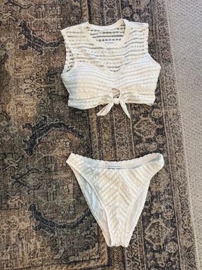 Robin Piccone White/Sheer Bikini